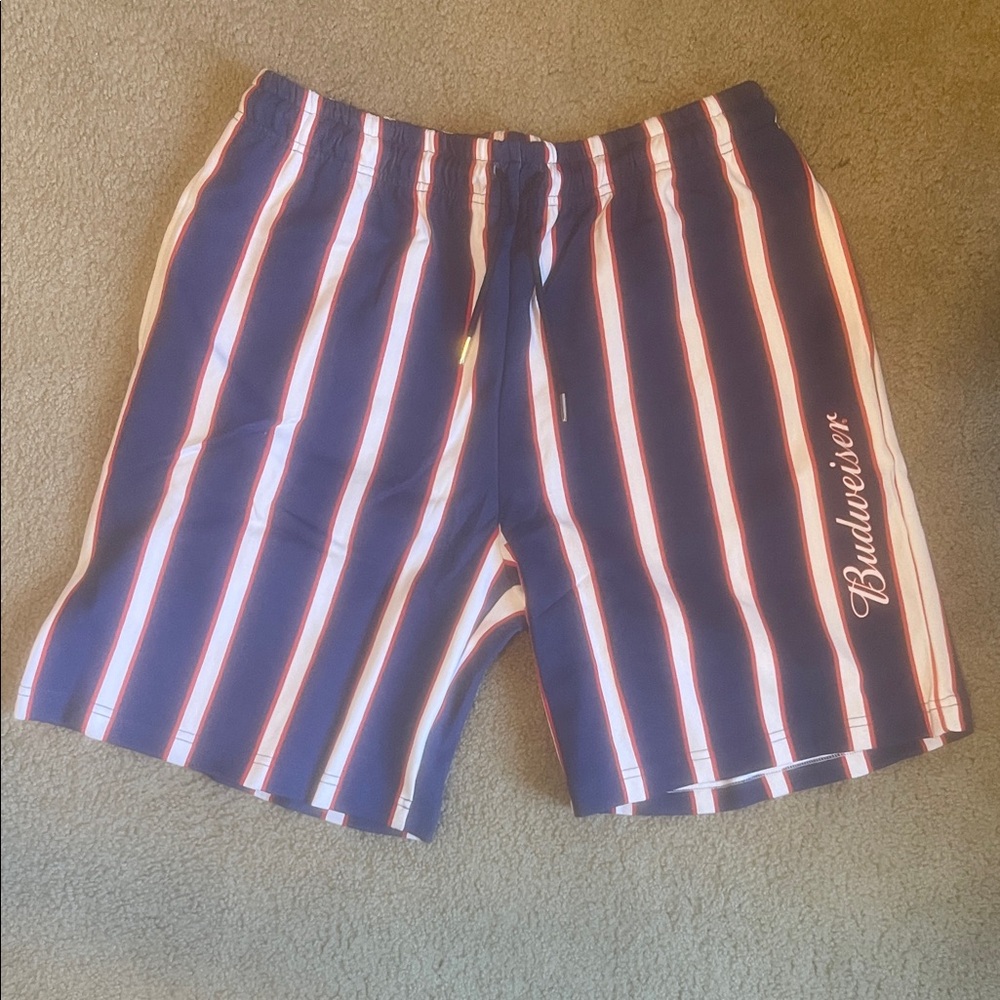 Budweiser Striped Shorts
